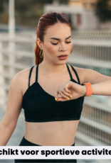 Forterra Forterra Apple Watch Bandje Siliconen Verstelbaar (49 mm) - Calendula