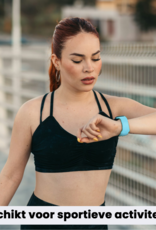 Forterra Forterra Apple Watch Bandje Siliconen Verstelbaar (49 mm) - Lichtblauw