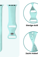 Forterra Forterra Apple Watch Bandje Siliconen Verstelbaar (49 mm) - Mint