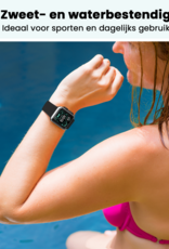 Forterra Forterra Apple Watch Bandje Siliconen Verstelbaar (49 mm) - Zwart