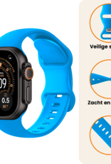Nomfy Nomfy Apple Watch Bandje Siliconen Verstelbaar (49 mm) - Blauw
