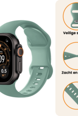 Nomfy Nomfy Apple Watch Bandje Siliconen Verstelbaar (49 mm) - Cactus