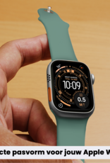 Nomfy Nomfy Apple Watch Bandje Siliconen Verstelbaar (49 mm) - Cactus