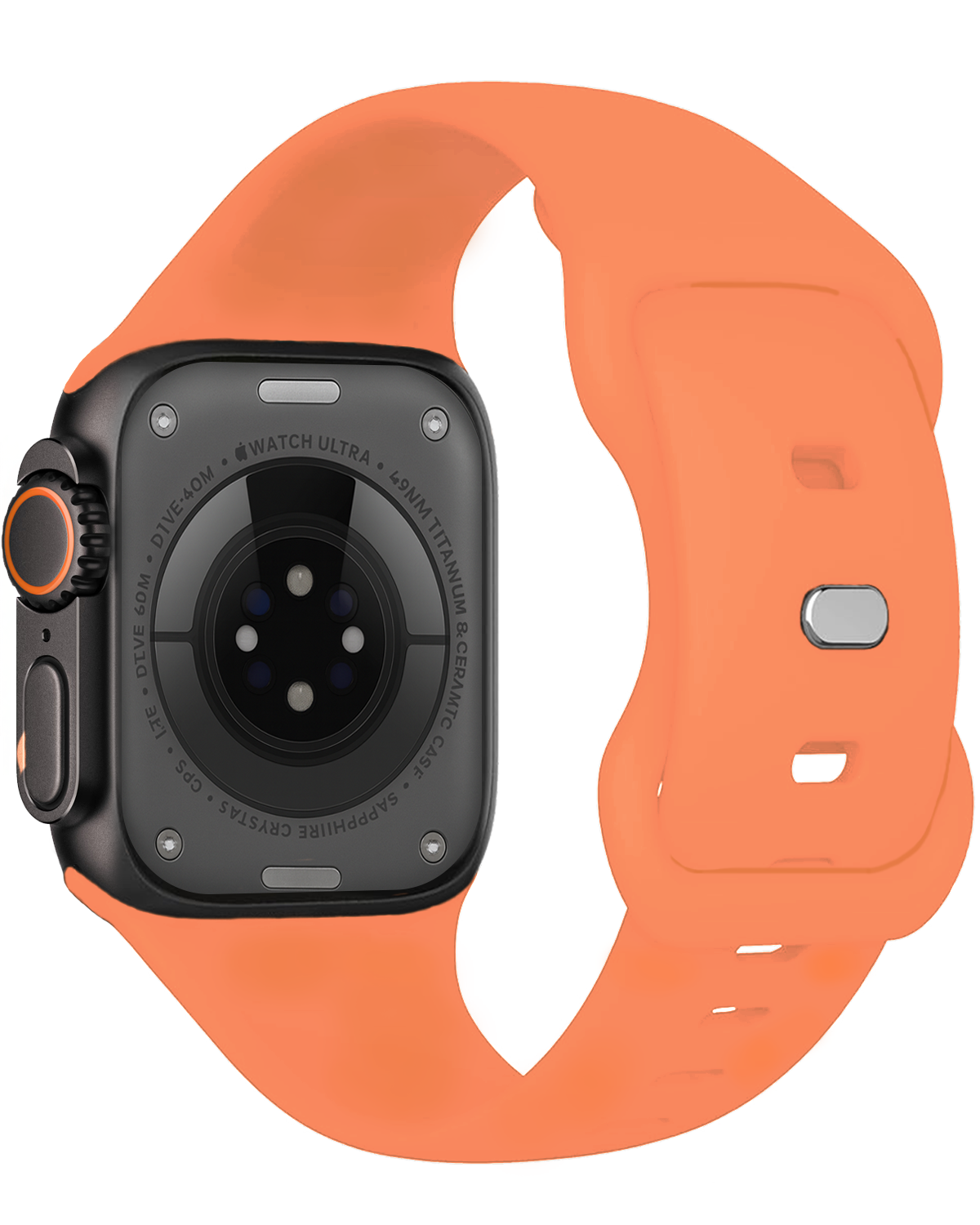 Nomfy Nomfy Apple Watch Bandje Siliconen Verstelbaar (49 mm) - Calendula