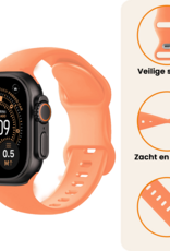 Nomfy Nomfy Apple Watch Bandje Siliconen Verstelbaar (49 mm) - Calendula
