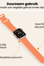 Nomfy Nomfy Apple Watch Bandje Siliconen Verstelbaar (49 mm) - Calendula