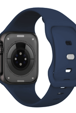 Nomfy Nomfy Apple Watch Bandje Siliconen Verstelbaar (49 mm) - Donkerblauw