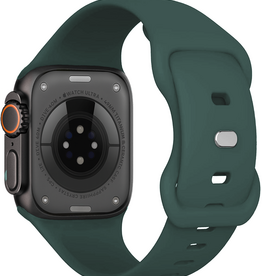 Nomfy Nomfy Apple Watch Bandje Siliconen Verstelbaar (49 mm) - Donkergroen