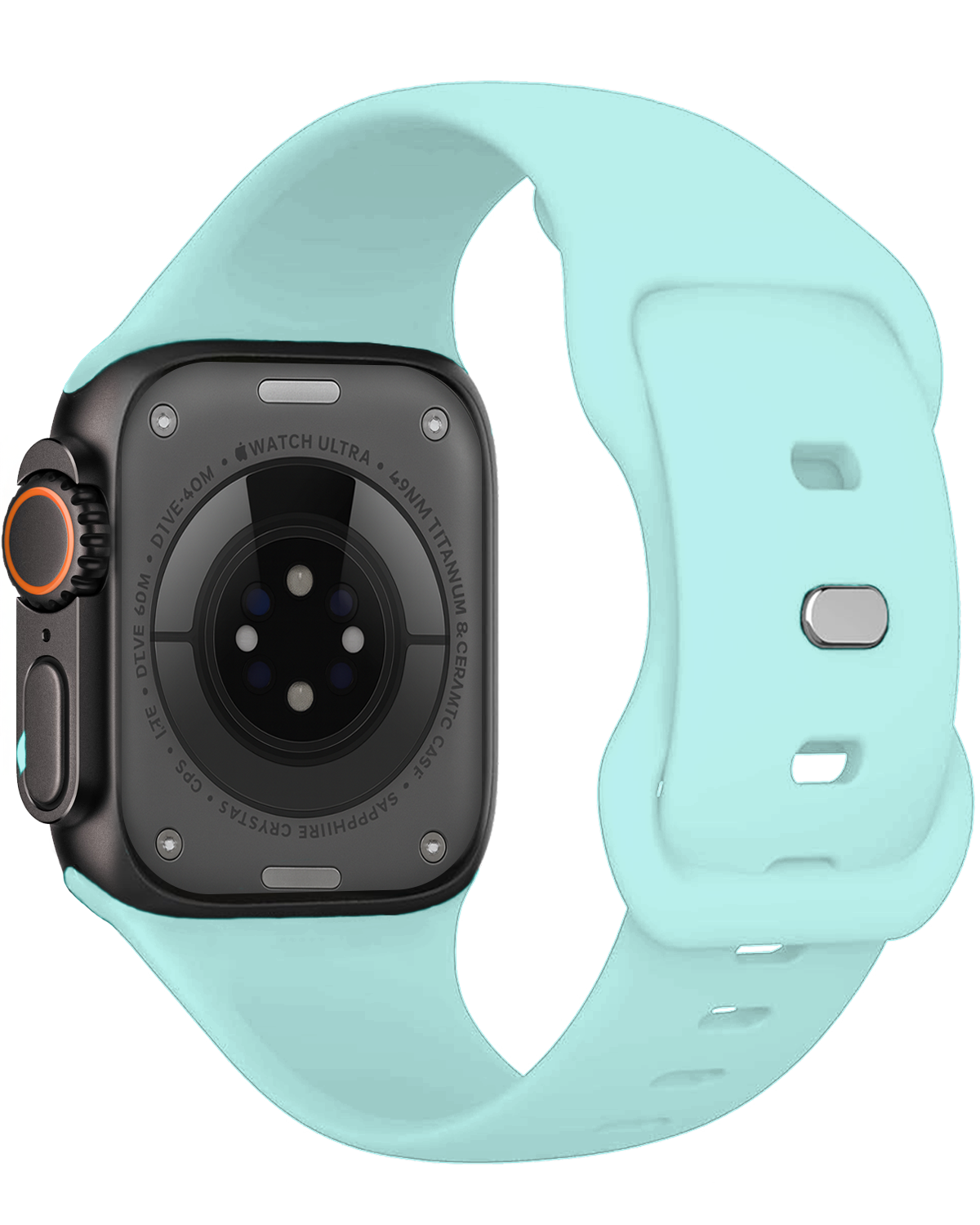 Nomfy Nomfy Apple Watch Bandje Siliconen Verstelbaar (49 mm) - Mint