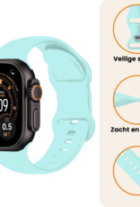 Nomfy Nomfy Apple Watch Bandje Siliconen Verstelbaar (49 mm) - Mint