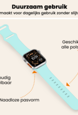 Nomfy Nomfy Apple Watch Bandje Siliconen Verstelbaar (49 mm) - Mint