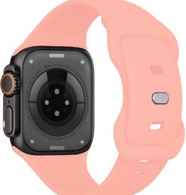 Nomfy Nomfy Apple Watch Bandje Siliconen Verstelbaar (49 mm) - Oud Roze