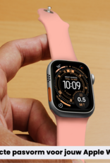 Nomfy Nomfy Apple Watch Bandje Siliconen Verstelbaar (49 mm) - Oud Roze