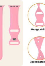 Nomfy Nomfy Apple Watch Bandje Siliconen Verstelbaar (49 mm) - Roze