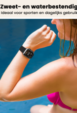 Nomfy Nomfy Apple Watch Bandje Siliconen Verstelbaar (49 mm) - Zwart