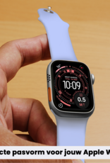 NoXx NoXx Apple Watch Bandje Siliconen Verstelbaar (49 mm) - Baby Blauw