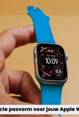 NoXx NoXx Apple Watch Bandje Siliconen Verstelbaar (49 mm) - Blauw