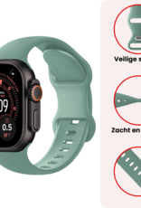 NoXx NoXx Apple Watch Bandje Siliconen Verstelbaar (49 mm) - Cactus