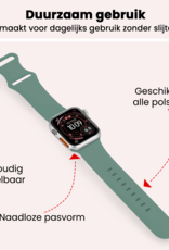 NoXx NoXx Apple Watch Bandje Siliconen Verstelbaar (49 mm) - Cactus