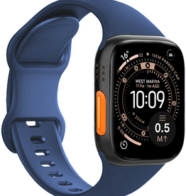 NoXx NoXx Apple Watch Bandje Siliconen Verstelbaar (49 mm) - Donkerblauw
