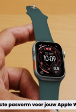 NoXx NoXx Apple Watch Bandje Siliconen Verstelbaar (49 mm) - Donkergroen