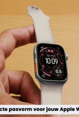 NoXx NoXx Apple Watch Bandje Siliconen Verstelbaar (49 mm) - Ivoor