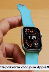 NoXx NoXx Apple Watch Bandje Siliconen Verstelbaar (49 mm) - Lichtblauw