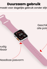 NoXx NoXx Apple Watch Bandje Siliconen Verstelbaar (49 mm) - Lila
