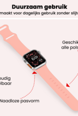 NoXx NoXx Apple Watch Bandje Siliconen Verstelbaar (49 mm) - Oud Roze