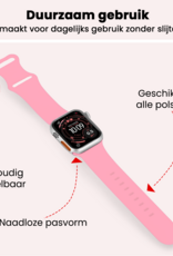 NoXx NoXx Apple Watch Bandje Siliconen Verstelbaar (49 mm) - Roze