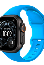 BASEY. BASEY. Apple Watch Bandje Siliconen Verstelbaar (49 mm) - Blauw