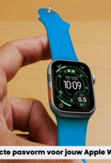 BASEY. BASEY. Apple Watch Bandje Siliconen Verstelbaar (49 mm) - Blauw