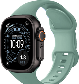 BASEY. BASEY. Apple Watch Bandje Siliconen Verstelbaar (49 mm) - Cactus