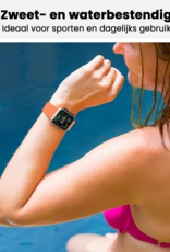 BASEY. BASEY. Apple Watch Bandje Siliconen Verstelbaar (49 mm) - Calendula