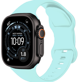 BASEY. BASEY. Apple Watch Bandje Siliconen Verstelbaar (49 mm) - Mint