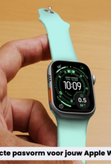 BASEY. BASEY. Apple Watch Bandje Siliconen Verstelbaar (49 mm) - Mint