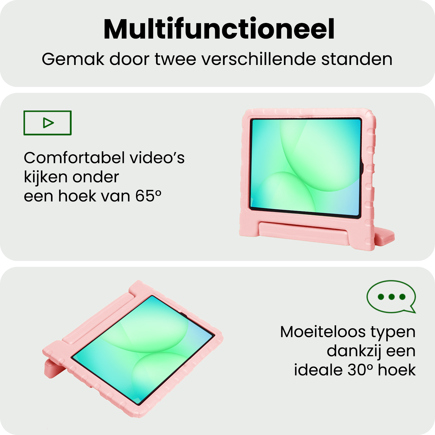 BASEY. BASEY. Samsung Galaxy Tab A11 Kinderhoes - Zalm