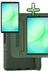 BASEY. BASEY. Samsung Galaxy Tab A11 Kinderhoes Met Screenprotector - Donkergroen