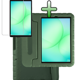 BASEY. BASEY. Samsung Galaxy Tab A11 Kinderhoes Met Screenprotector - Donkergroen