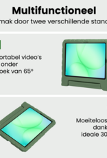 BASEY. BASEY. Samsung Galaxy Tab A11 Kinderhoes Met Screenprotector - Donkergroen