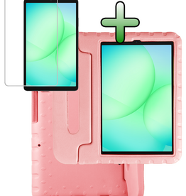 BASEY. BASEY. Samsung Galaxy Tab A11 Kinderhoes Met Screenprotector - Zalm