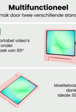 BASEY. BASEY. Samsung Galaxy Tab A11 Kinderhoes Met Screenprotector - Zalm