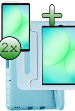 BASEY. BASEY. Samsung Galaxy Tab A11 Kinderhoes Met 2x Screenprotector - Sky