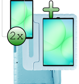 BASEY. BASEY. Samsung Galaxy Tab A11 Kinderhoes Met 2x Screenprotector - Sky