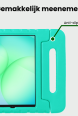BASEY. BASEY. Samsung Galaxy Tab A11 Kinderhoes Met 2x Screenprotector - Turquoise