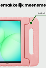 BASEY. BASEY. Samsung Galaxy Tab A11 Kinderhoes Met 2x Screenprotector - Zalm