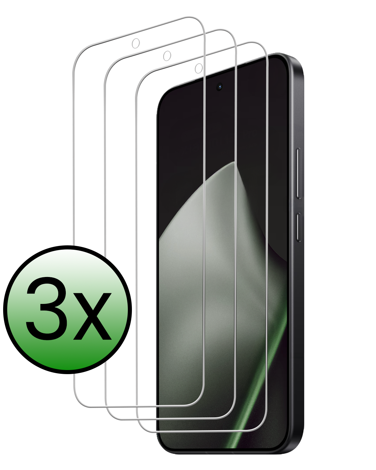 BASEY. BASEY. Xiaomi 15T Screenprotector - 3 PACK