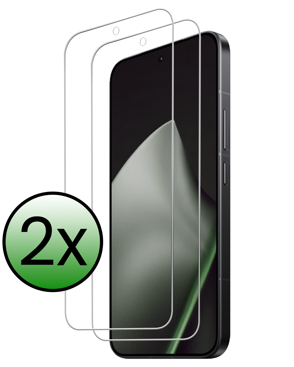 BASEY. BASEY. Xiaomi 15T Pro Screenprotector - 2 PACK