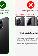 NoXx NoXx Xiaomi 15T Screenprotector - 3 PACK