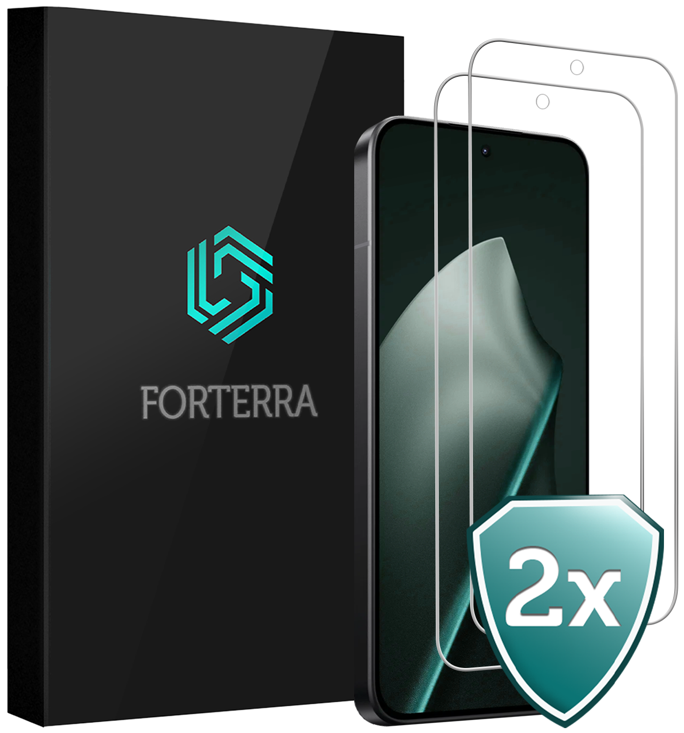 Forterra Forterra Xiaomi 15T Pro Screenprotector - 2 PACK